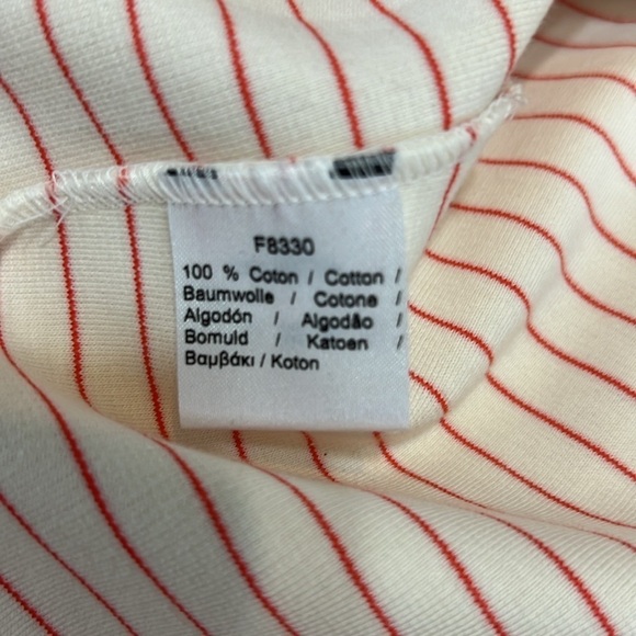 Lacoste Short Sleeve Stripe Cotton Dress Open Back Preppy NWT Sz 0 - Picture 11 of 14